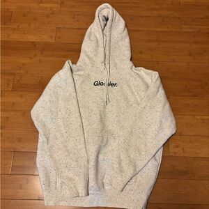 Glossier Gray Speckled Hoodie